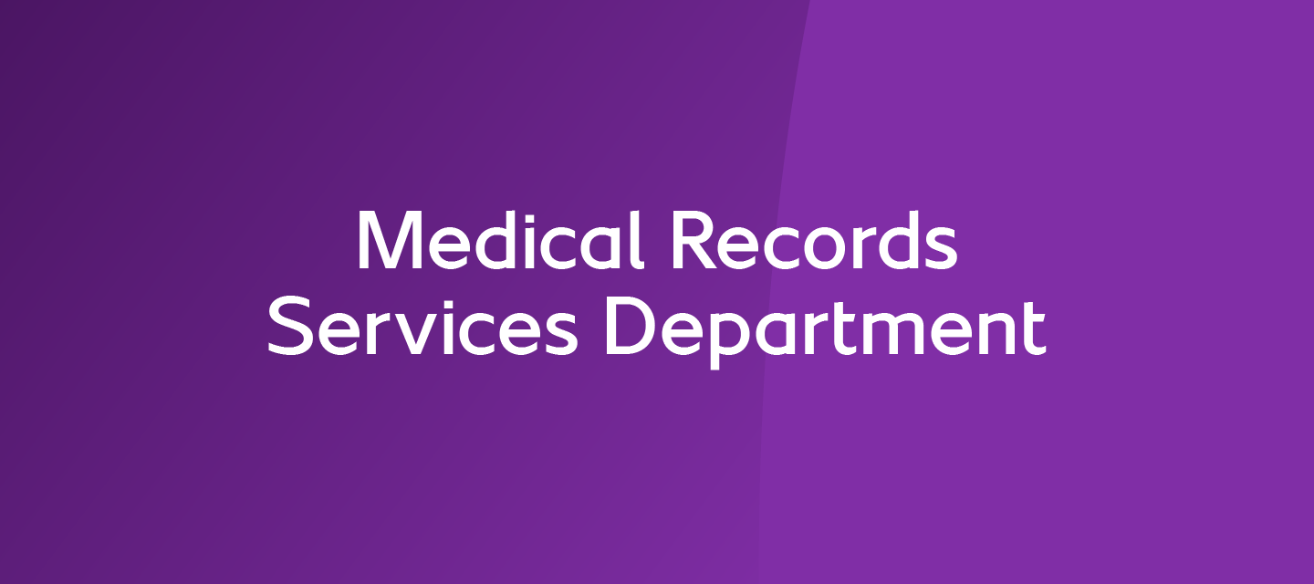Medical Records Services Department-01